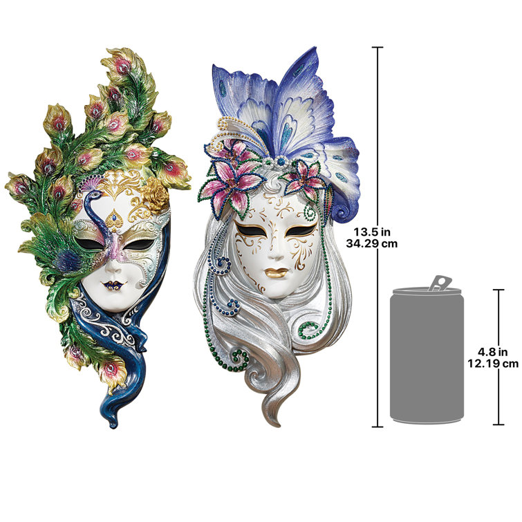 Design Toscano Handmade Resin/Plastic Plants & Flowers Wall Decor